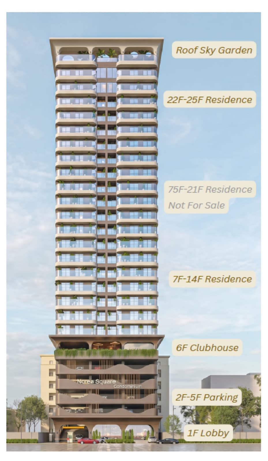 Norea Square building overview