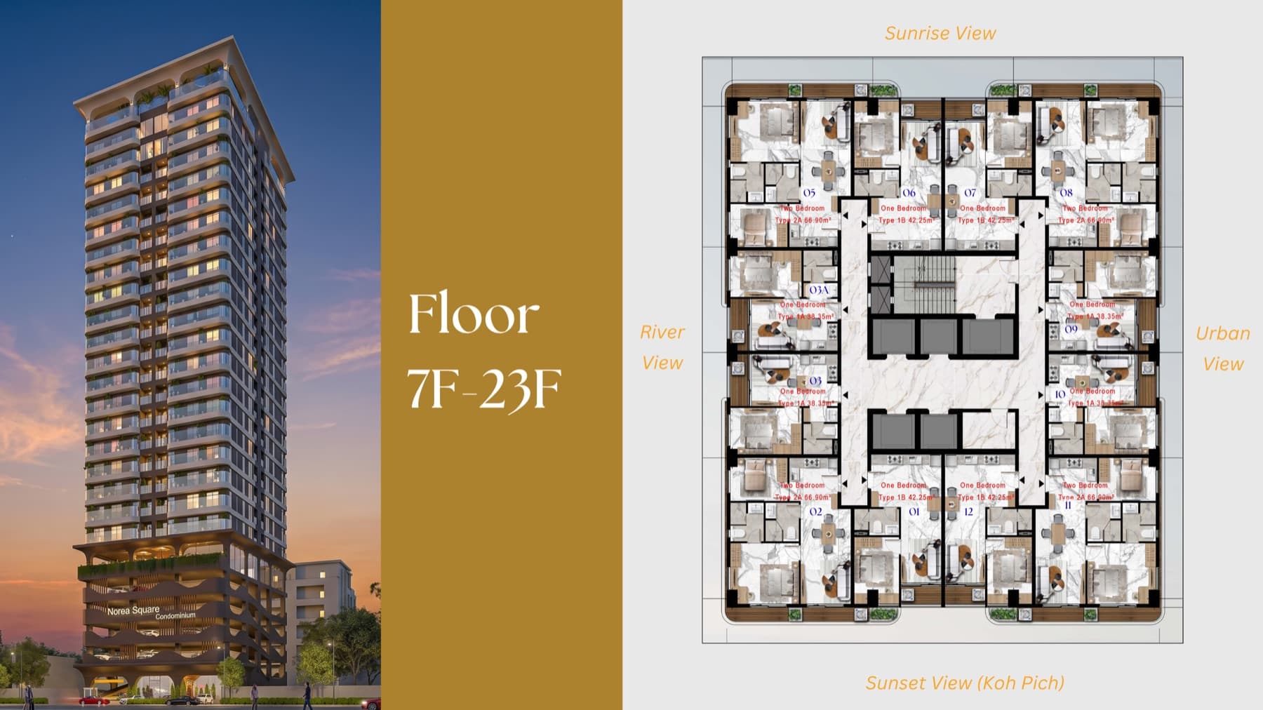 Norea Square building render