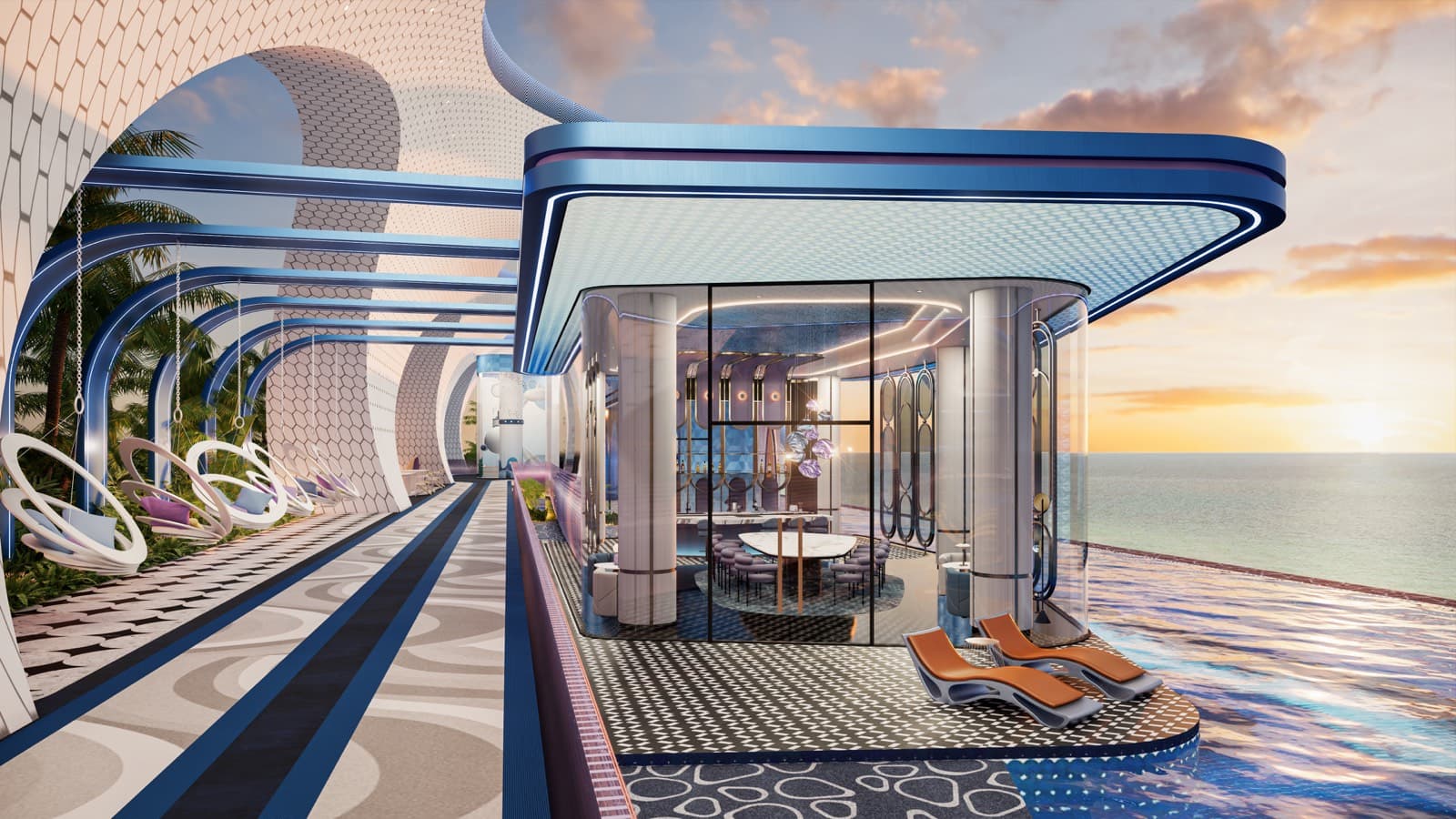 Time Square 10 interior render